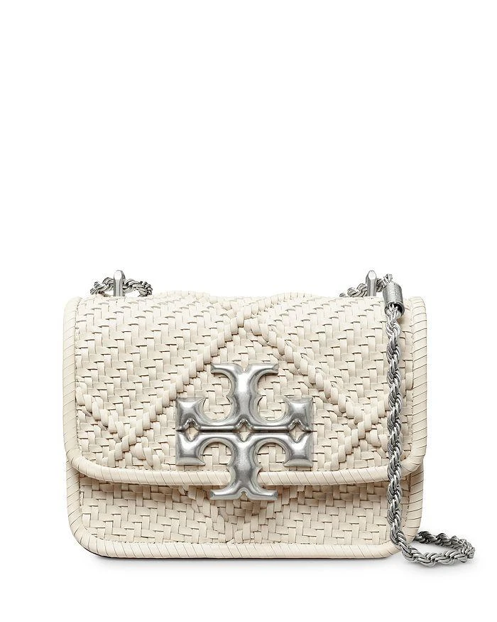 商品Tory Burch|Eleanor Woven Leather Small Convertible Shoulder Bag,价格¥4441,第1张图片