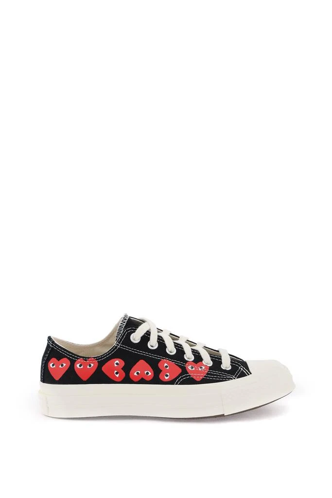 商品Comme des Garcons|Comme des garcons play multi heart converse x comme des garçons play low-top sneakers,价格¥708,第1张图片