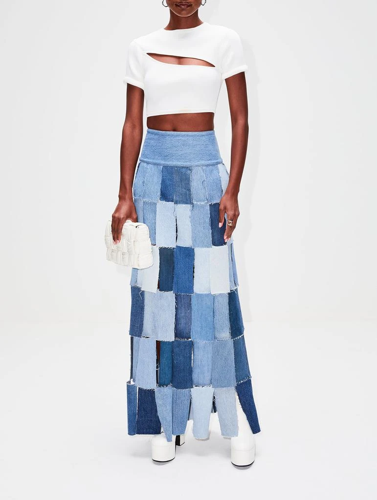 商品A.W.A.K.E. Mode|Upcycled Denim Skirt,价格¥2759,第2张图片详细描述