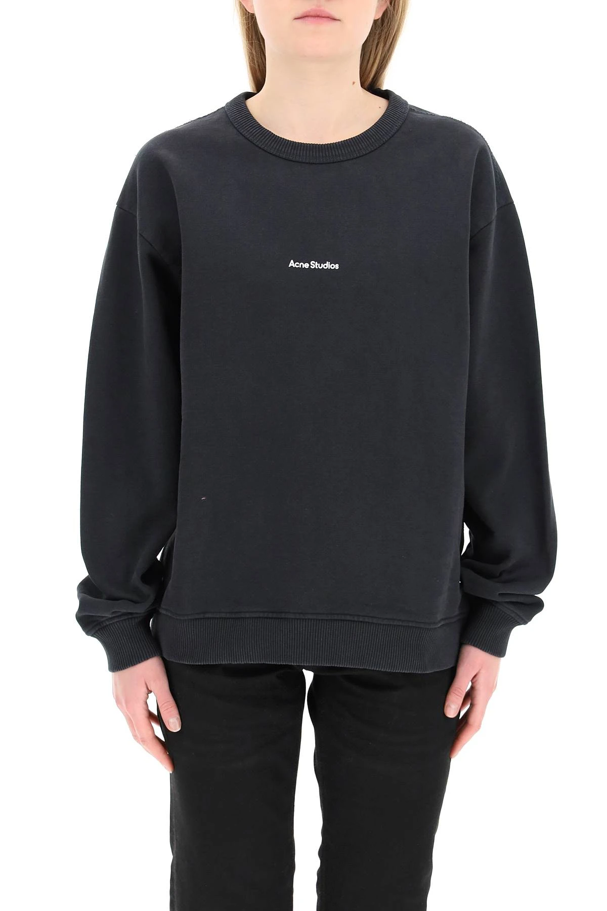 商品Acne Studios|Acne Studios 女士卫衣 AI0067900 黑色,价�格¥1937,第6张图片详细描述