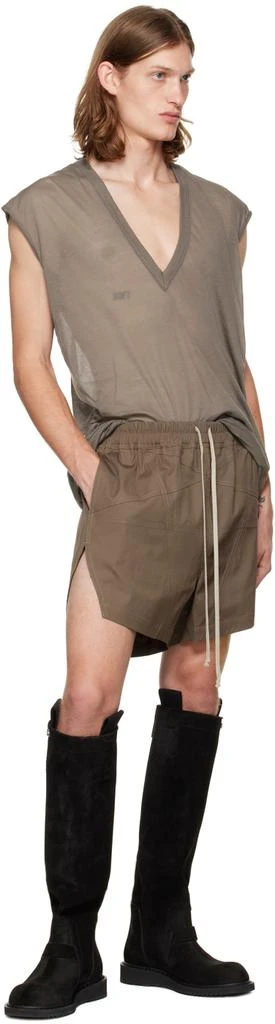 商品Rick Owens|Gray Penta Boxer Shorts,价格¥3046,第4张图片详细描述