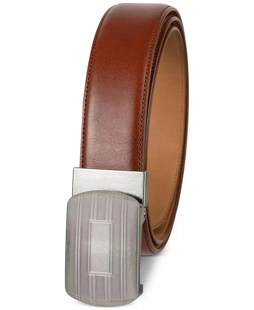商品Club Room|Men's Plaque Buckle Belt, Created for Macy's,价格¥118,第2张图片详细描述