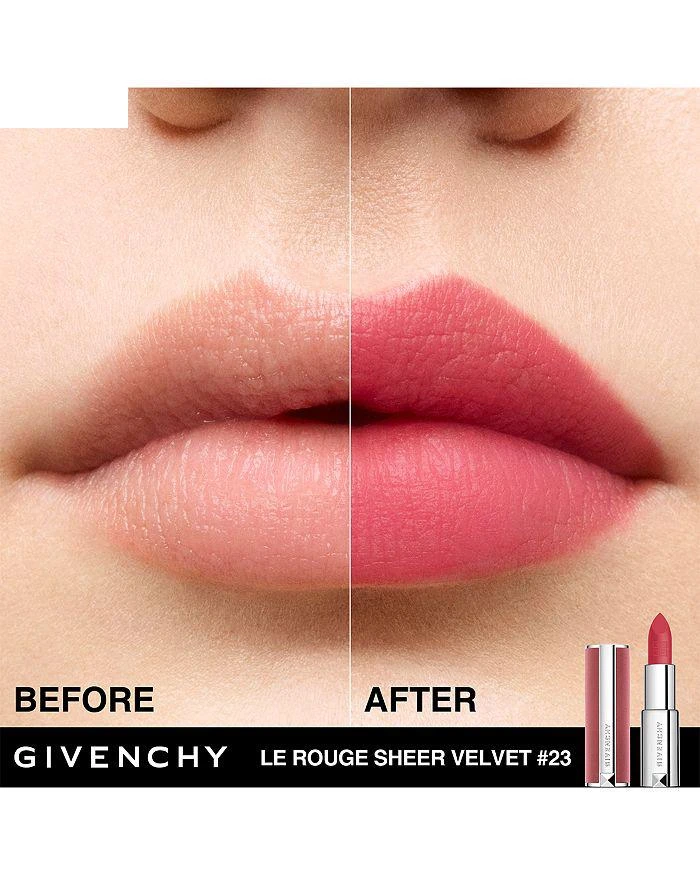 商品Givenchy|Le Rouge Sheer Velvet Matte Lipstick,价格¥328,第3张图片详细描述