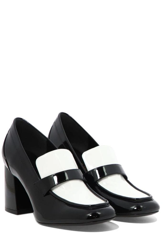 商品Stuart Weitzman|Stuart Weitzman Square Toe Slip-On Pumps,价格¥2212,第3张图片详细描述