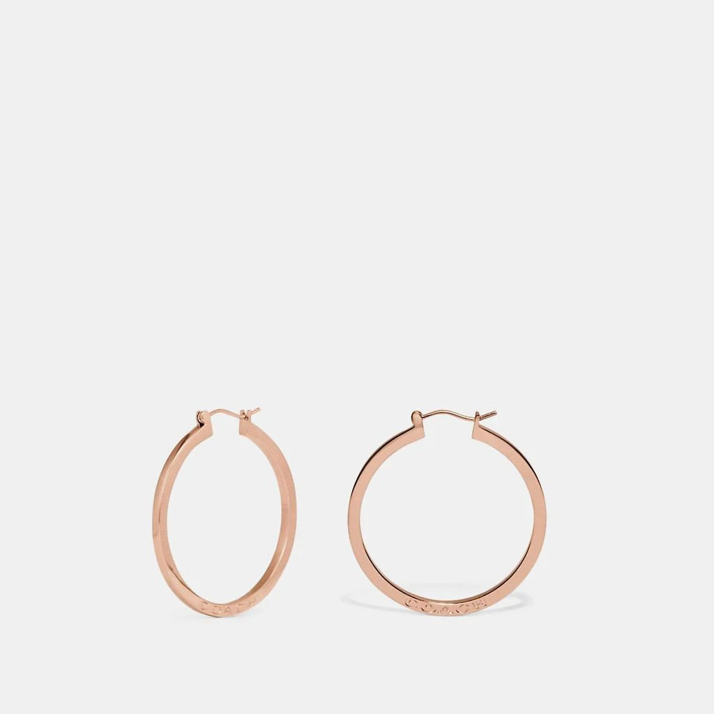 商品Coach|Hoop Earrings,价格¥287,第1张图片