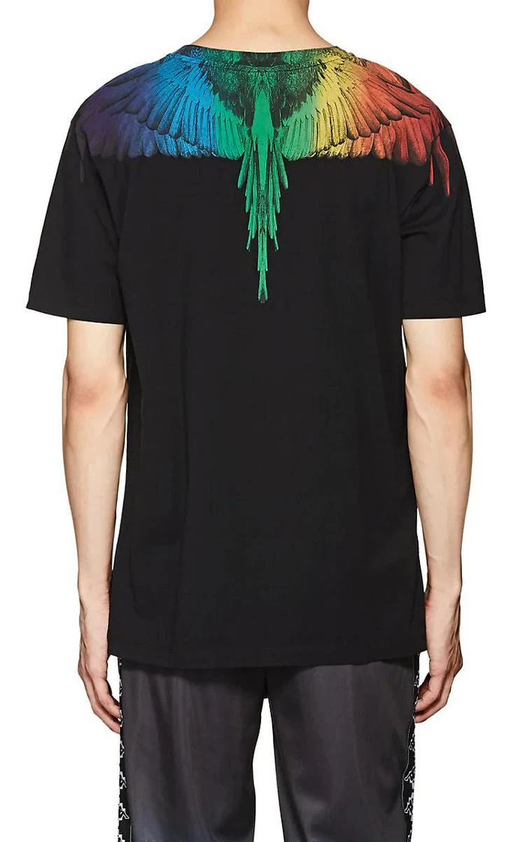 商品Marcelo Burlon|Wingspan Cotton Jersey T-Shirt,价格¥956,第3张图片详细描述