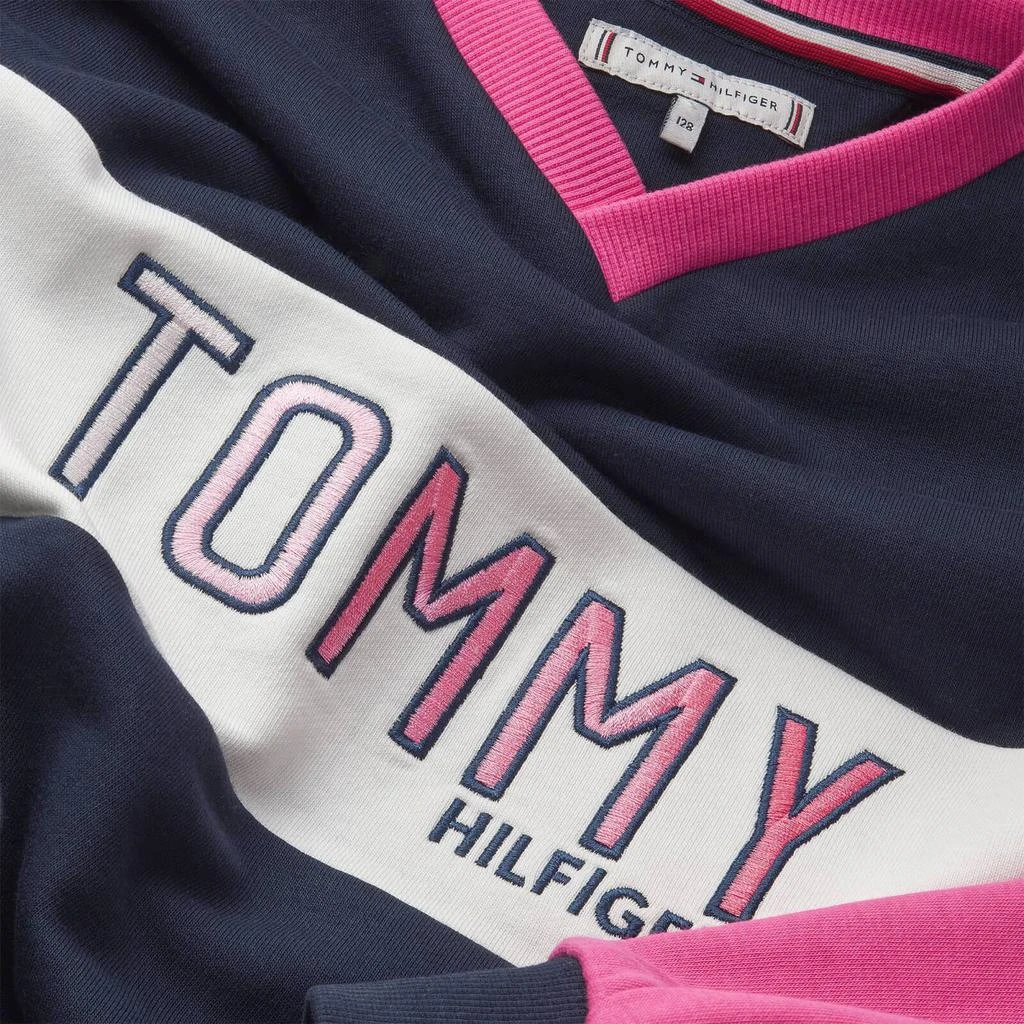 商品Tommy Hilfiger|Tommy Hilfiger Girls’ Varsity Cotton-Blend Jersey Jumper,价格¥169,第3张图片详细描述