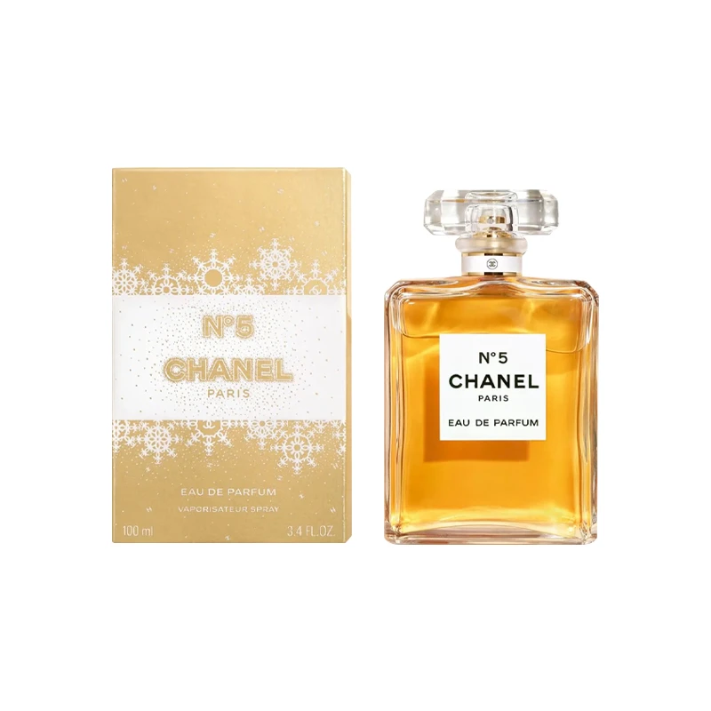 商品Chanel|香奈儿五号香水(经典) 节日限定礼盒装EDP女士浓香水 100ml 醛香花香调,价格¥1591,第1张图片