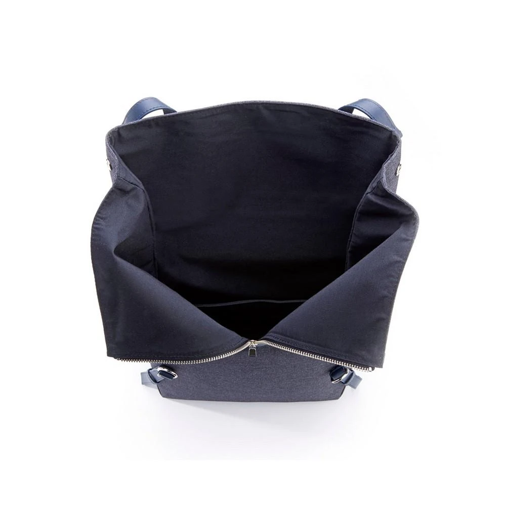 商品ROYCE New York|Leather Flannel Mixed Media Backpack,价格¥3338,第4张图片详细描述