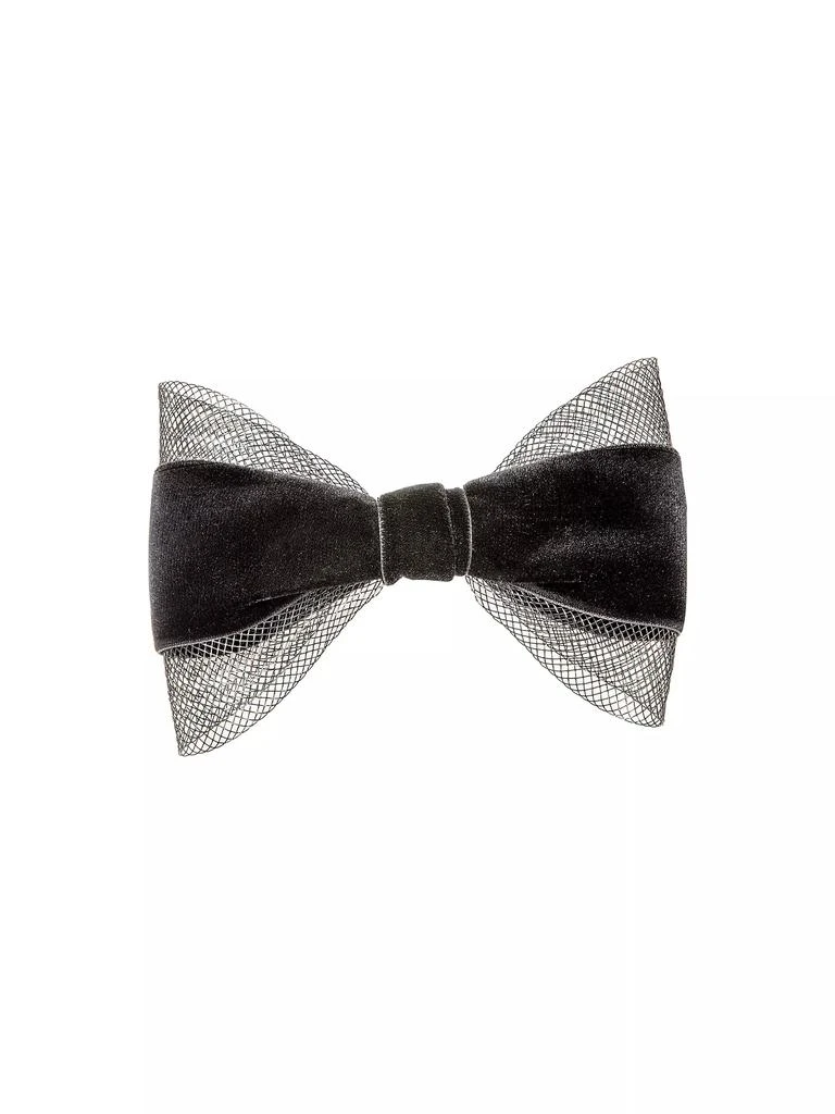商品Jennifer Behr|Chantelle Velvet Bow Barette,价格¥934,第1张图片