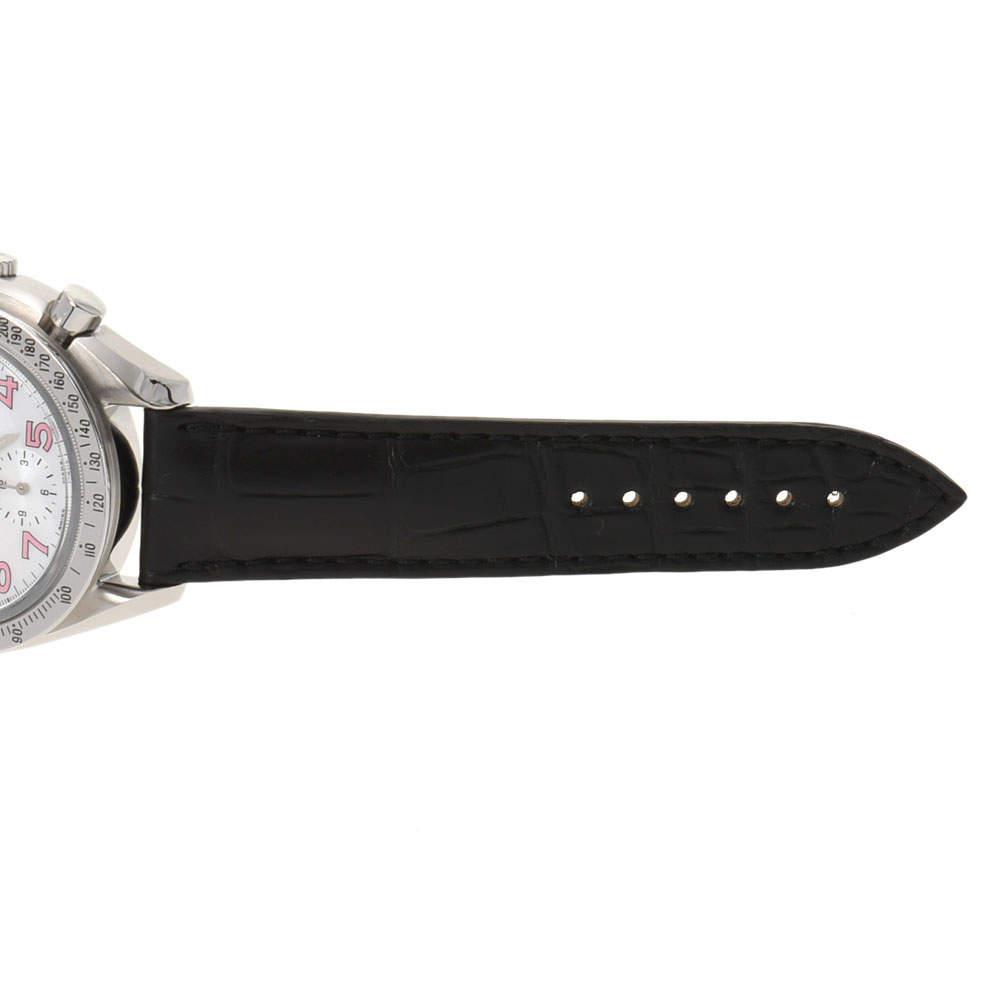 Omega White Stainless Steel Speedmaster 3834.74.34 Men's Wristwatch 44 MM商品第6张图片规格展示
