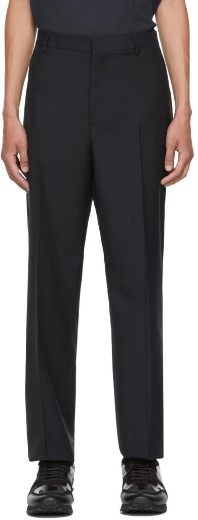 商品Valentino|Navy Mohair & Wool Trousers,价格¥2696,第1张图片