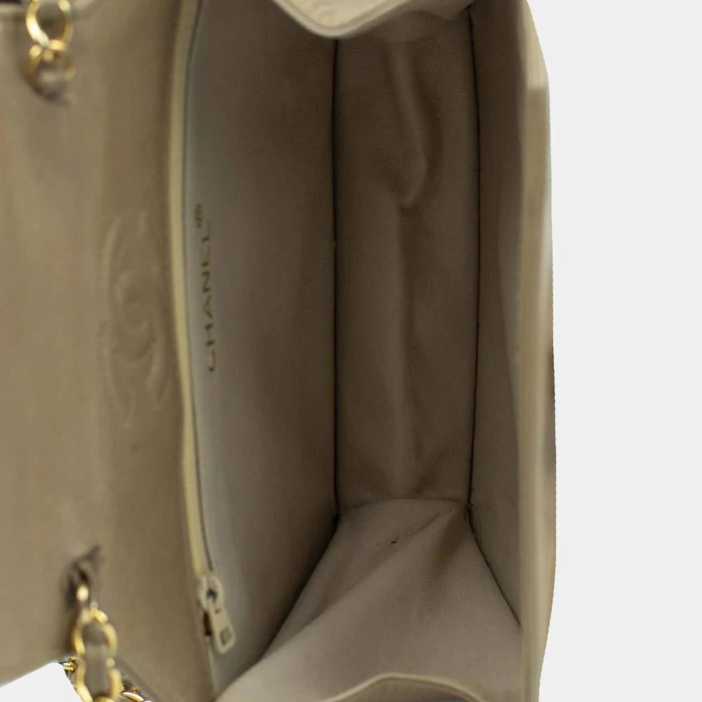 商品[二手商品] Chanel|CHANEL Vintage Shoulder bag in Beige Leather,价格¥17980,第5张图片详细描述