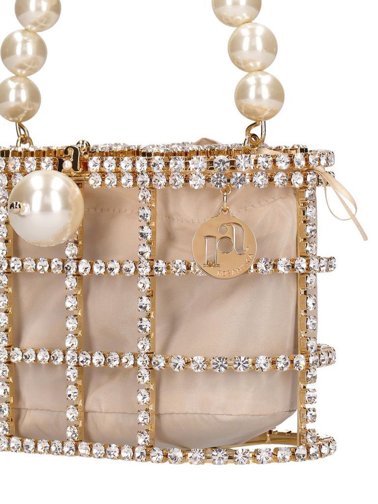 商品ROSANTICA|Holli Crystal & Pearl Box Top Handle Bag,价格¥7704,第5张图片详细描述