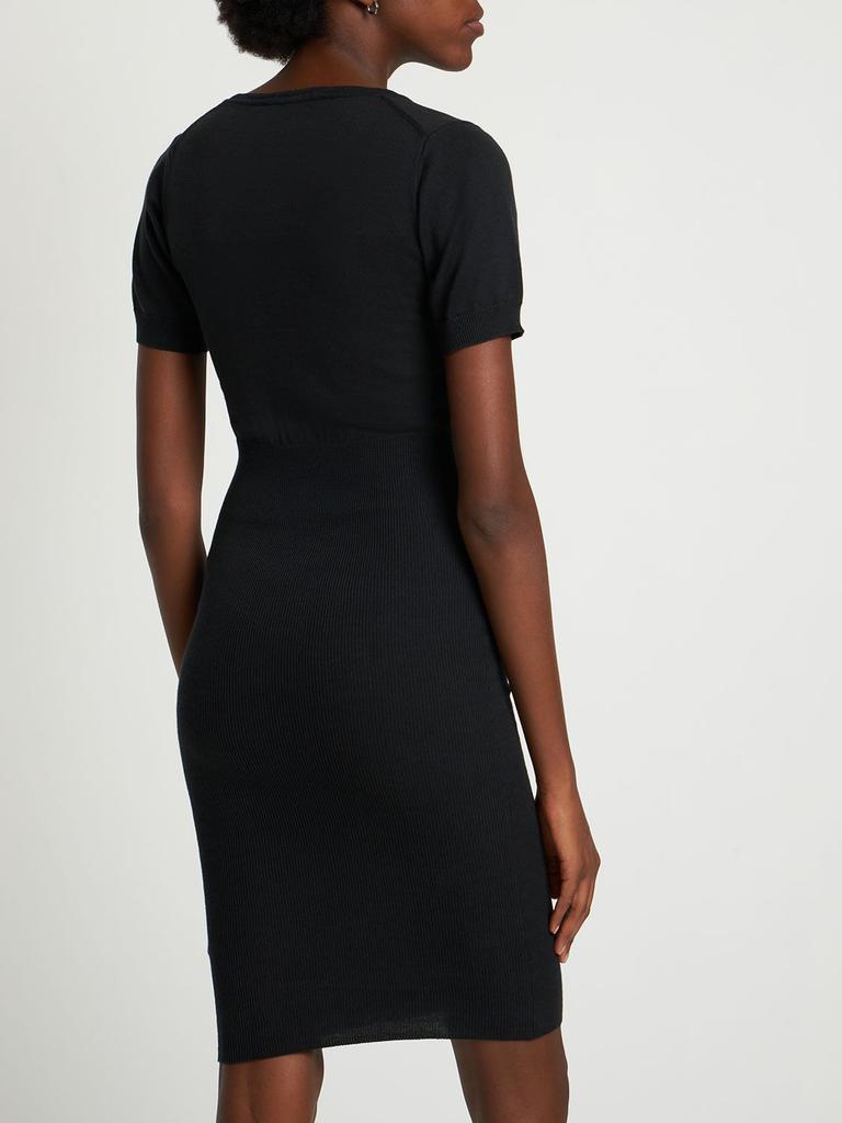商品Vivienne Westwood|Bebe Cotton & Cashmere Knit Logo Dress,价格¥4731,第4张图片详细描述