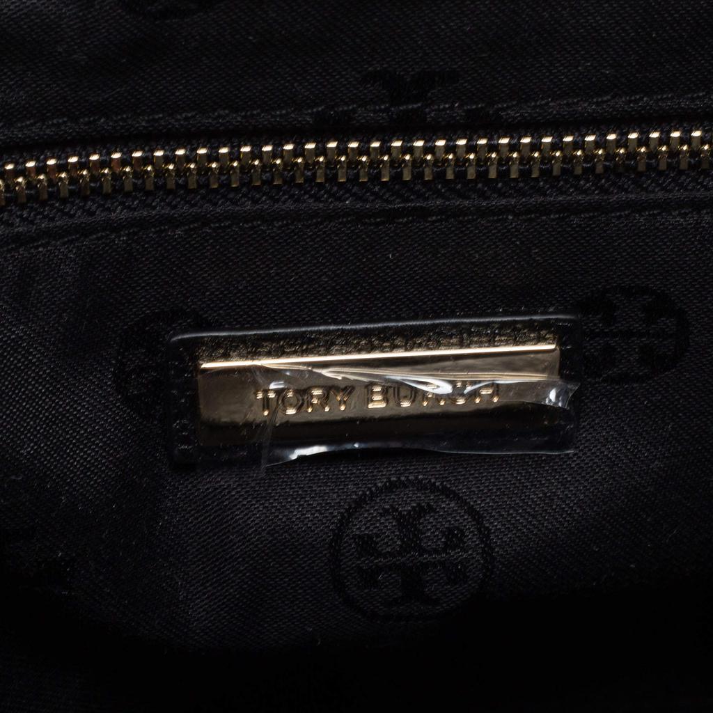 Tory Burch Black Leather Thea Flap Messenger Bag商品第9张图片规格展示