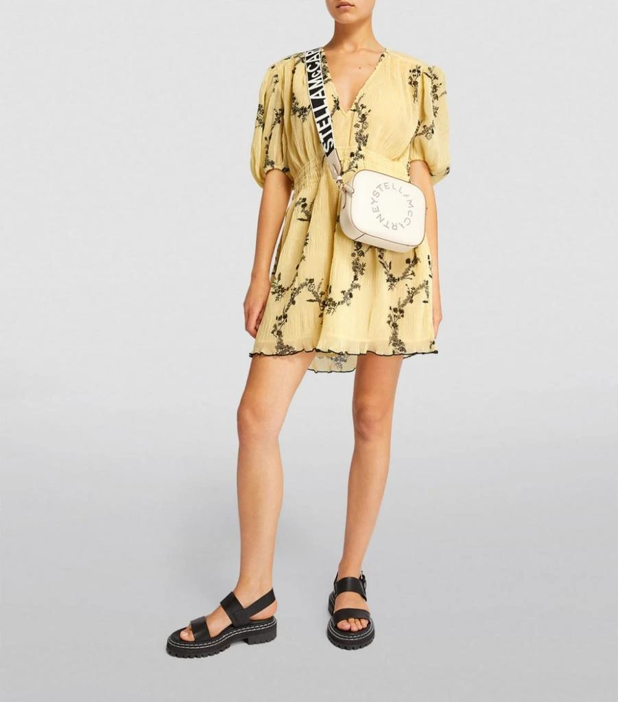商品Ganni|Pleated Floral Mini Dress,价格¥1344,第2张图片详细描述