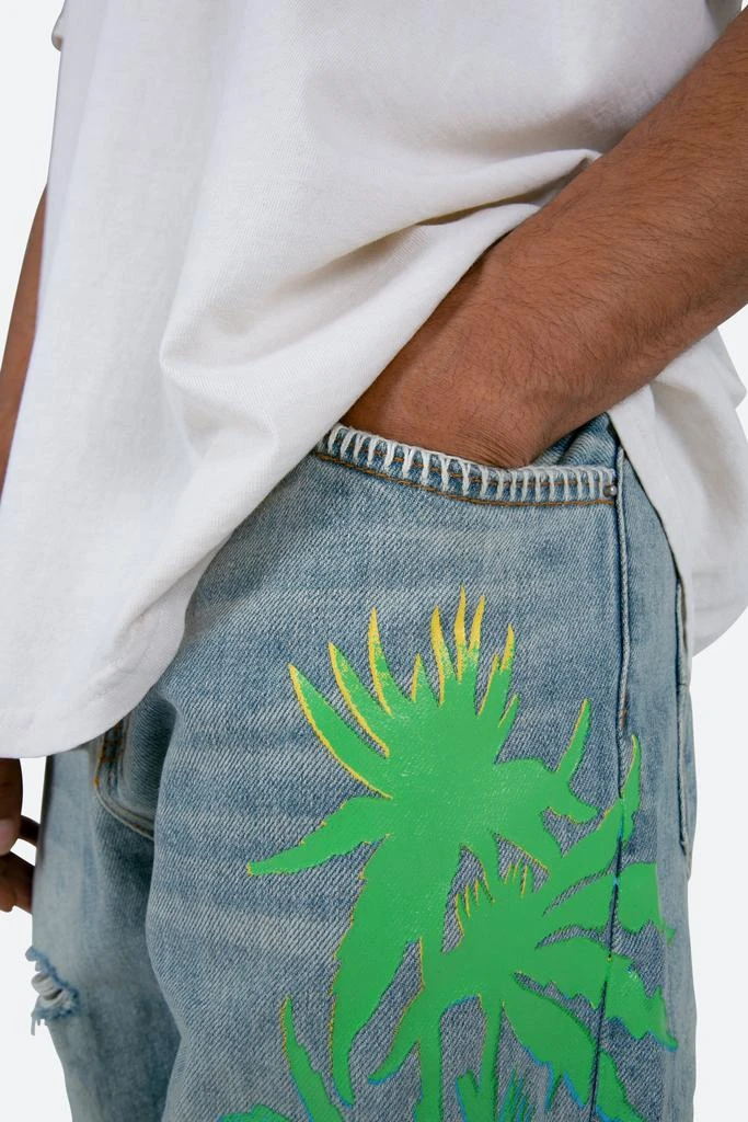R468 Palm Denim Shorts - Light Blue 商品