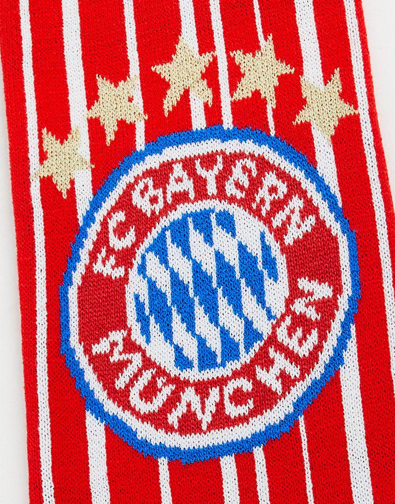 adidas Football FC Bayern Munich 2022/23 scarf in red商品第3张图片规格展示