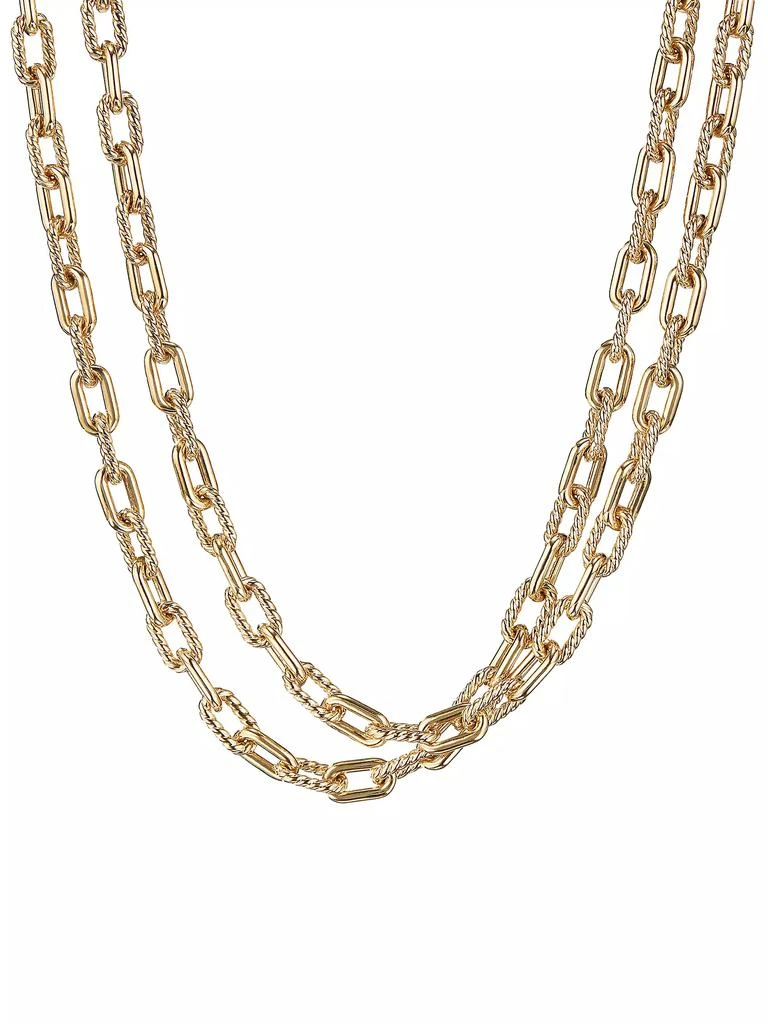 商品David Yurman|Madison Bold Necklace In 18K Yellow Gold,价格¥47983,第1张图片