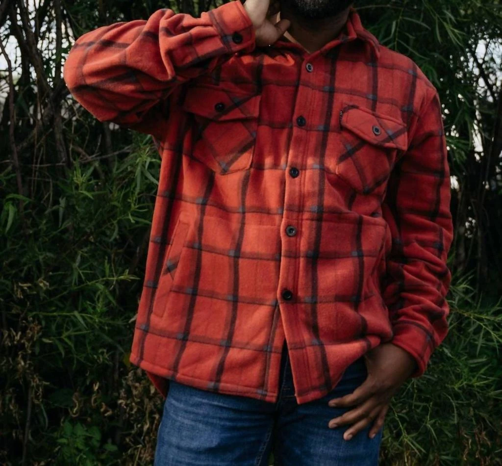 商品Outback Trading Co.|Outback Trading Co. - Chad Button Up Fleece Big Shirt,价格¥451,第1张图片