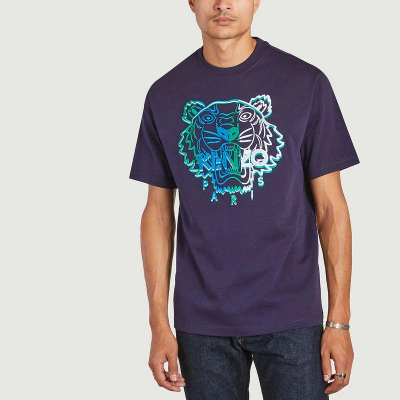 商品Kenzo|Tiger Seasonal T-shirt Navy Blue Kenzo,价格¥1377,第1张图片