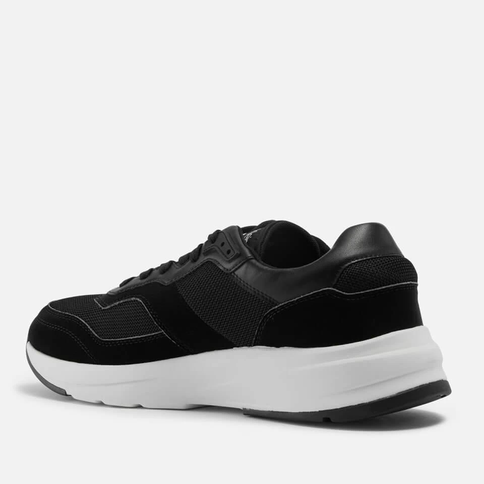 商品Calvin Klein|CALVIN KLEIN MEN'S SUEDE LOW TOP TRAINERS - CK BLACK,价格¥301,第2张图片详细描述