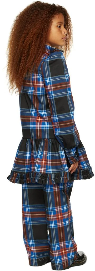 商品Charles Jeffrey Loverboy|SSENSE Exclusive Kids Black Tartan Dress,价格¥1193,第4张图片详细描述