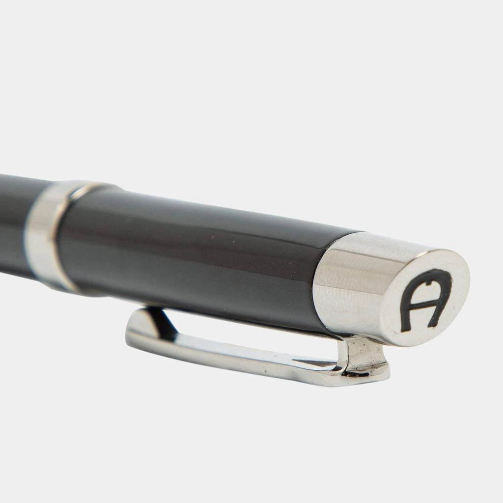 商品[二手商品] Aigner|Aigner Black Resin Silver Tone Ballpoint Pen,价格¥997,第4张图片详细描述