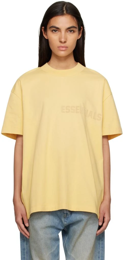 商品Essentials|Yellow Crewneck T-Shirt,价格¥241,第1张图片