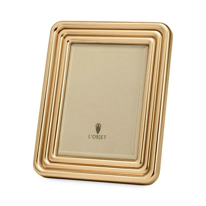 商品L'Objet|Concorde Gold Frame, 5" x 7",价格¥2426,第1张图片