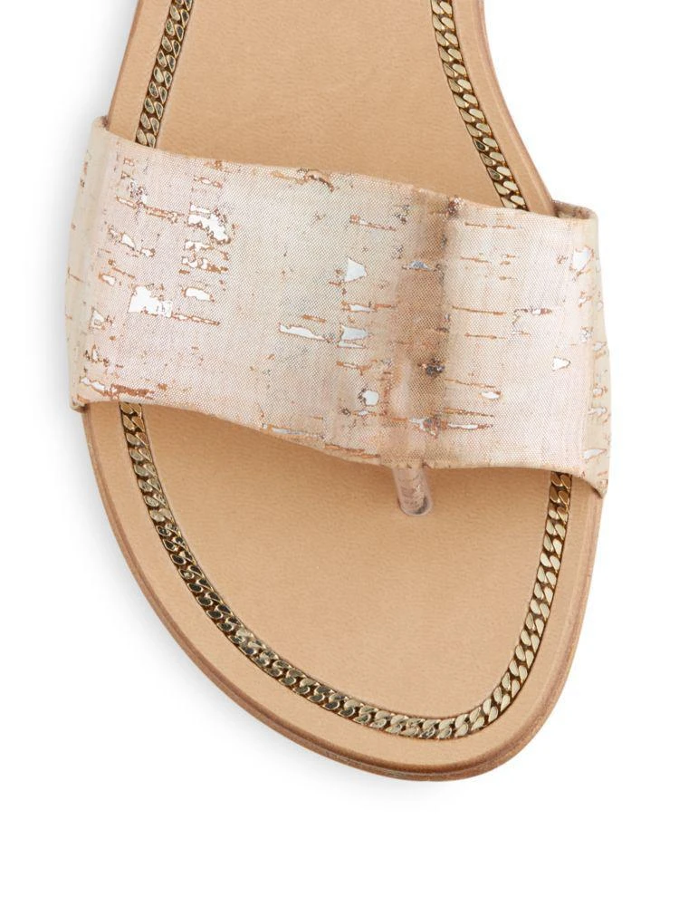 商品Stuart Weitzman|'Slip N Slide' Textured Sandals,价格¥669,第3张图片详细描述