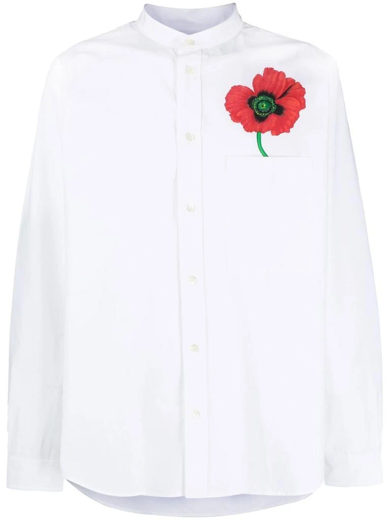 商品Kenzo|Kenzo Mens White Cotton Shirt,价格¥2719,第1张图片