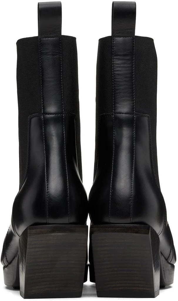 商品Rick Owens|Black Leather Sliver Boots,价格¥6208,第2张图片详细描述