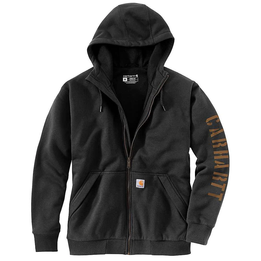 商品Carhartt|Carhartt Men's Rain Defender Loose Fit Fleece-Lined Logo Graphic Sweatshirt,价格¥577,第2张图片详细描述