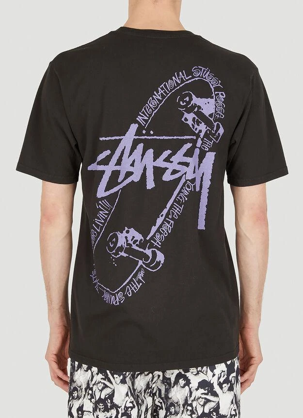 商品STUSSY|Skate Posse T-Shirt in Black,价格¥392,第5张图片详细描述