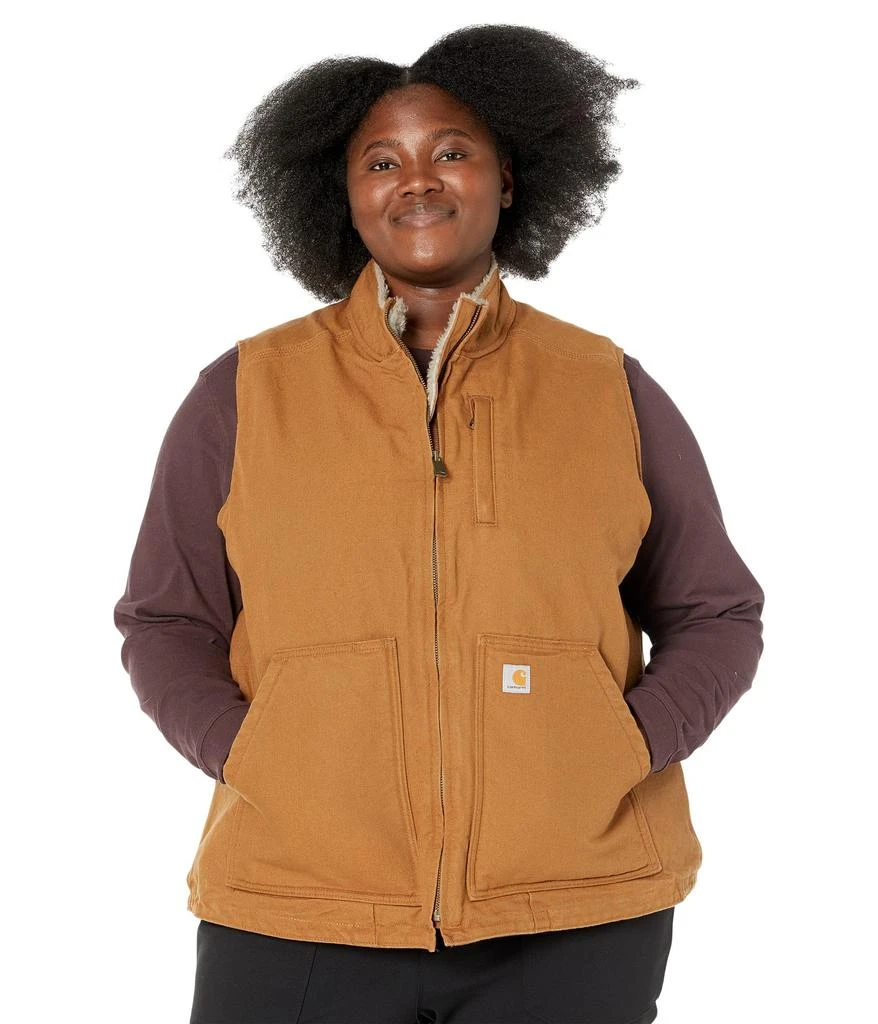 商品Carhartt|Plus Size OV277 Sherpa Lined Mock Neck Vest,价格¥600,第1张图片