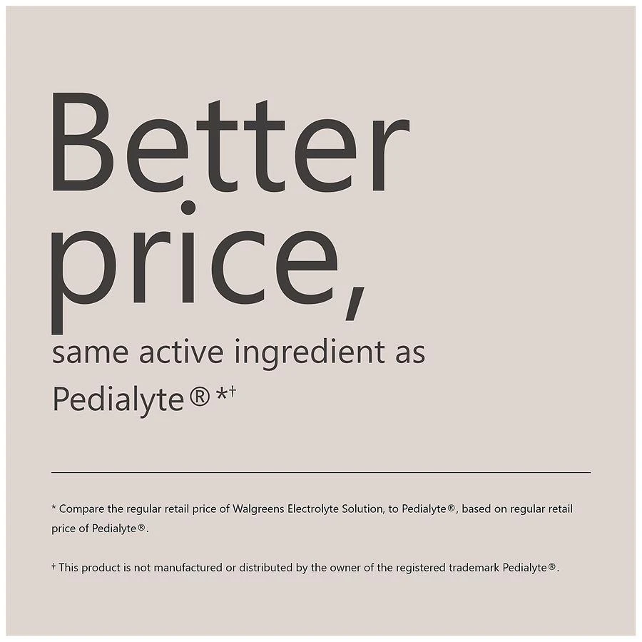 商品Walgreens|Electrolyte Solution Strawberry,价格¥44,第5张图片详细描述