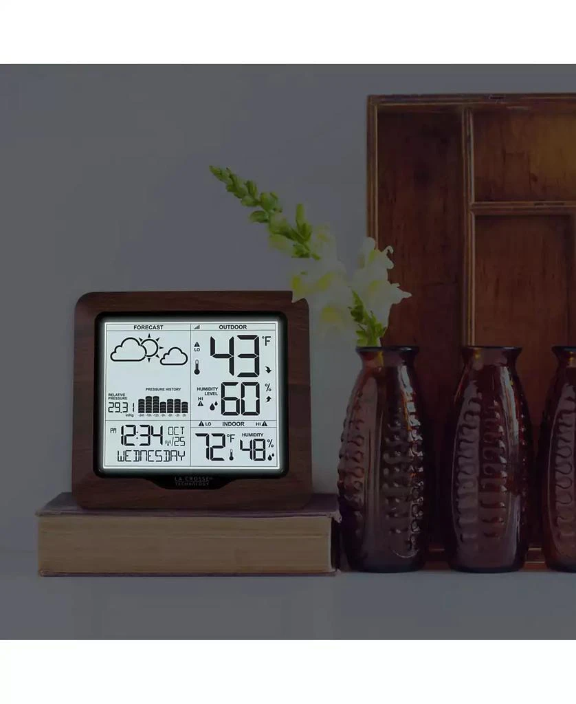 商品La Crosse Technology|308-1417BL Backlight Wireless Forecast Station with Pressure History,价格¥821,第5张图片详细描述