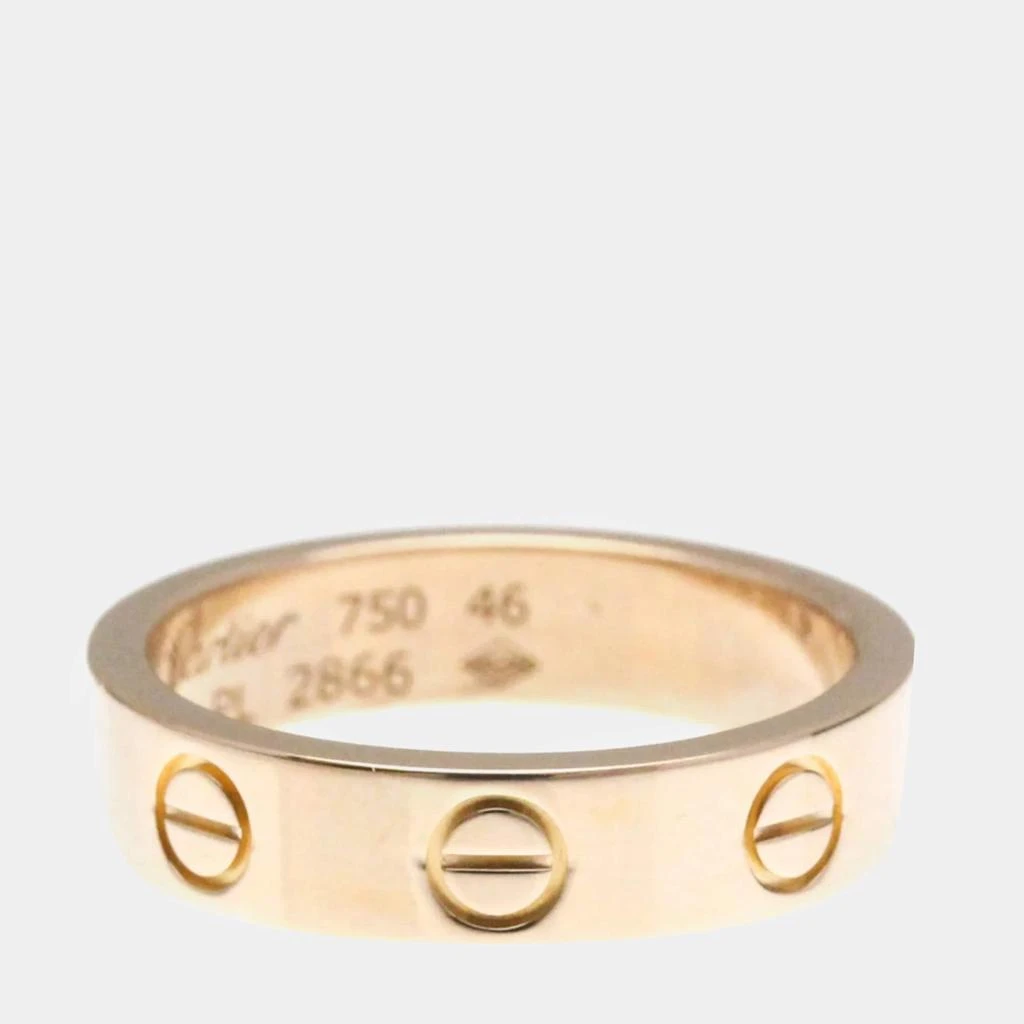 商品[二手商品] Cartier|Cartier 18K Love Rose Gold, Diamond Ring EU 46,价格¥10618,第3张图片详细描述