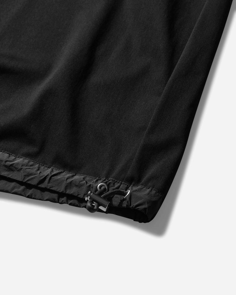 Sacai Men's Cotton Jersey Polo Shirt Black - Polo Shirts
