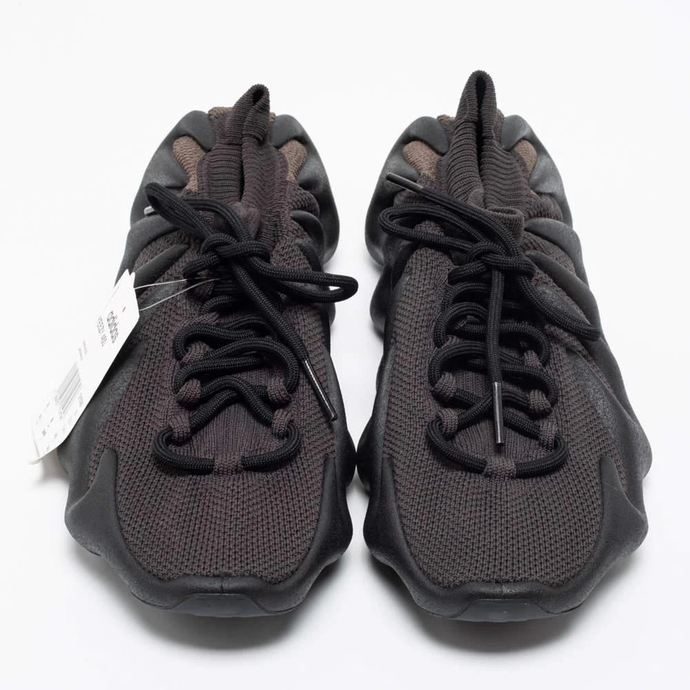 商品YEEZY|Yeezy Black Knit Fabric Yeezy 450 Lace Up Sneakers Size 42,价格¥2560,第3张图片详细描述