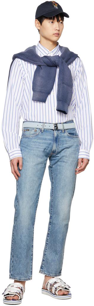 Blue Classic Fit Jeans商品第4张图片规格展示