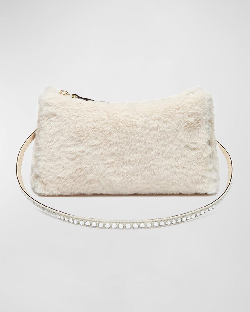 Mini Prism Faux-Fur Shoulder Bag商品第1张图片规格展示