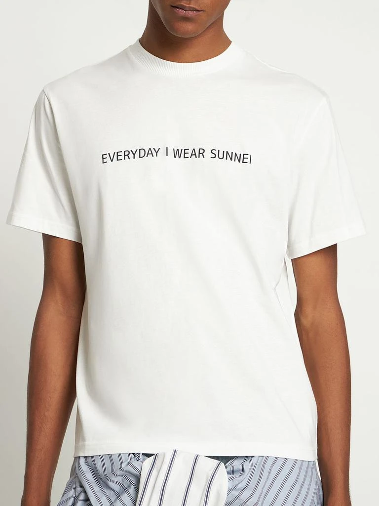 商品SUNNEI|Everyday Print Cotton Jersey T-shirt,价格¥1551,第1张图片详细描述