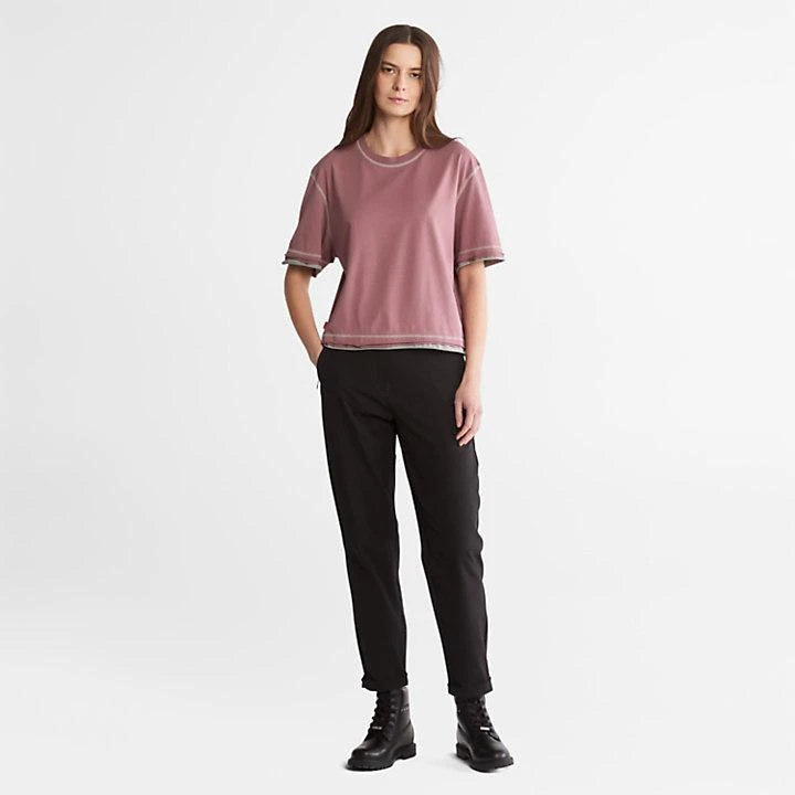 商品Timberland|Anti-Odour Supima® Cotton T-Shirt for Women in Pink,价格¥186,第3张图片详细描述