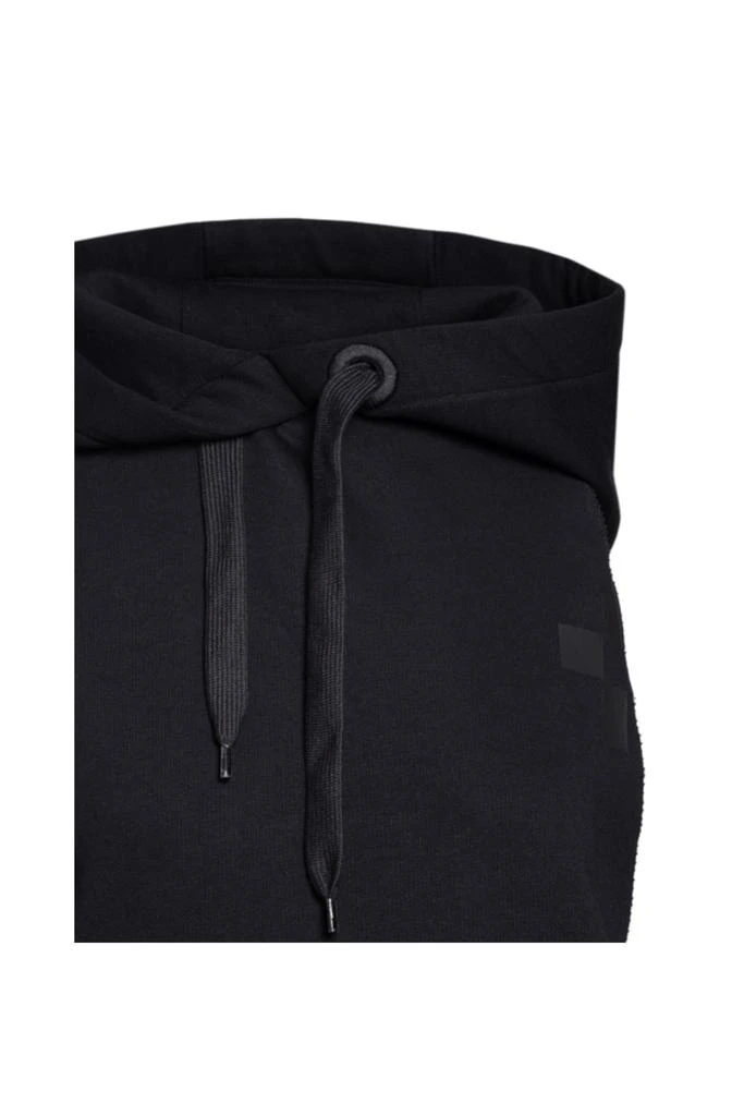 商品Burberry|Black cotton logo-print sleeveless cotton hoodie,价格¥4189,第3张图片详细描述