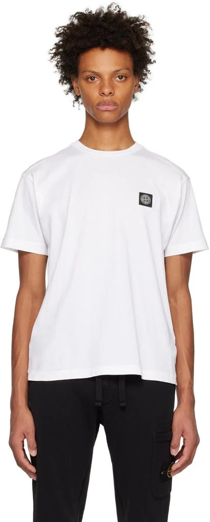 商品Stone Island|White Patch T-Shirt,价格¥1700,第1张图片