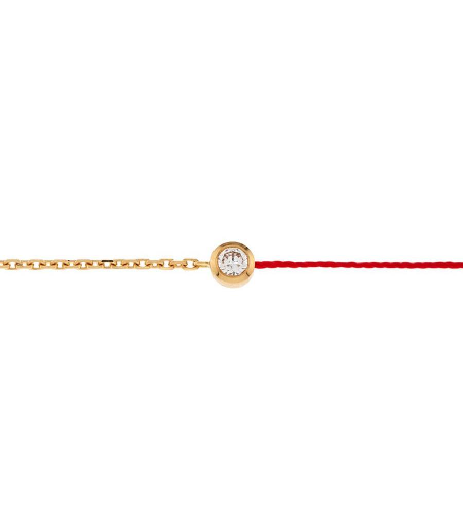 商品Redline|Yellow Gold and Diamond Pure Double Bracelet,价格¥4932,第4张图片详细描述