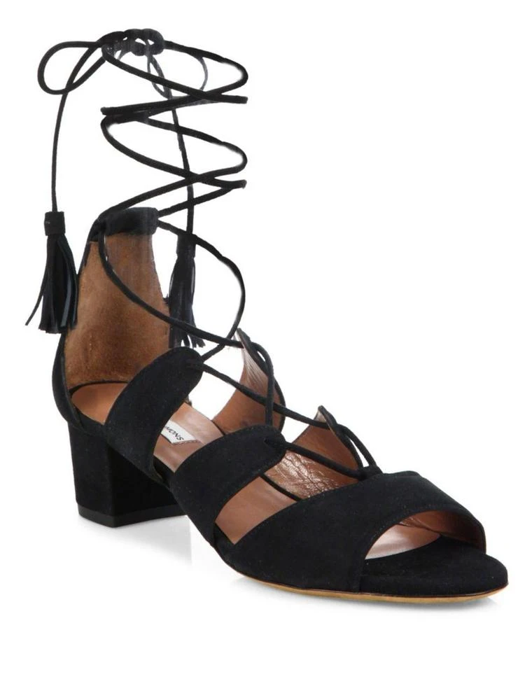 商品Tabitha Simmons|Isadora Suede Lace-Up Sandals,价格¥2086,第1张图片